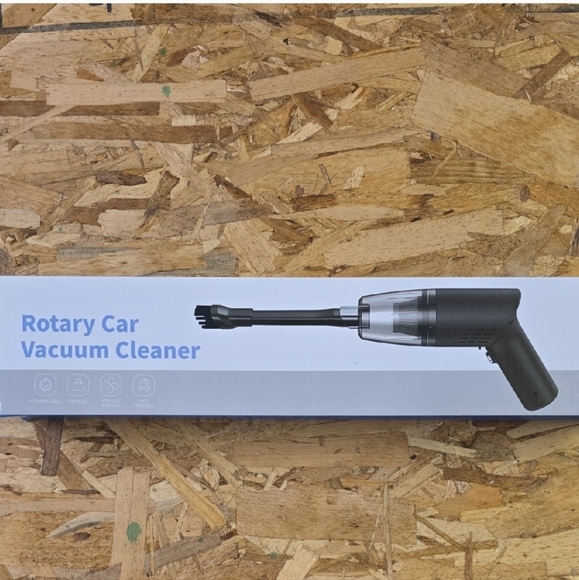 Black Rotary Car Vacuum Cleaner - Picture 1 of 2